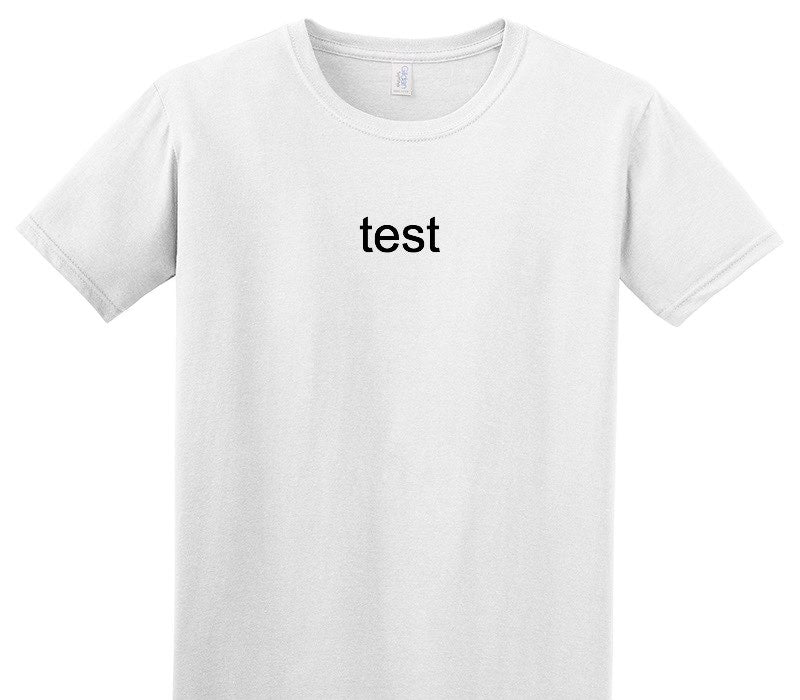 Custom Adult Soft Style 100% Cotton White T-Shirt