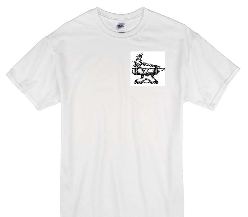 Custom Gildan 100% Cotton White T-Shirt