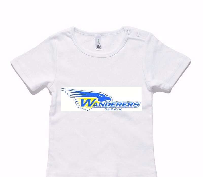Custom AS Colour White Baby T-Shirt