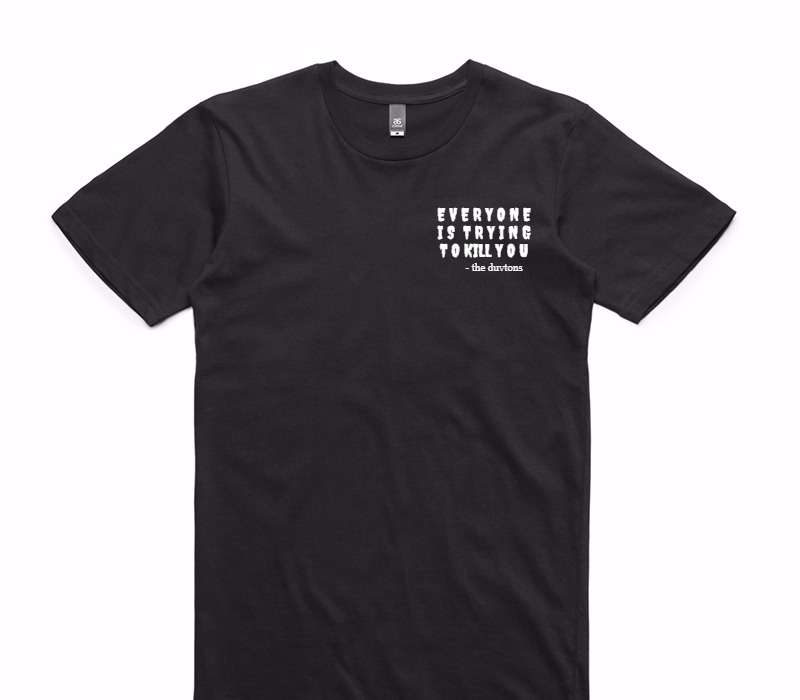 Custom AS Colour 100% Cotton Black T-Shirt
