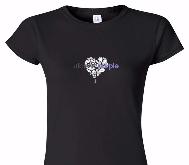 Custom Womens Soft Style 100% Cotton Black T-Shirt