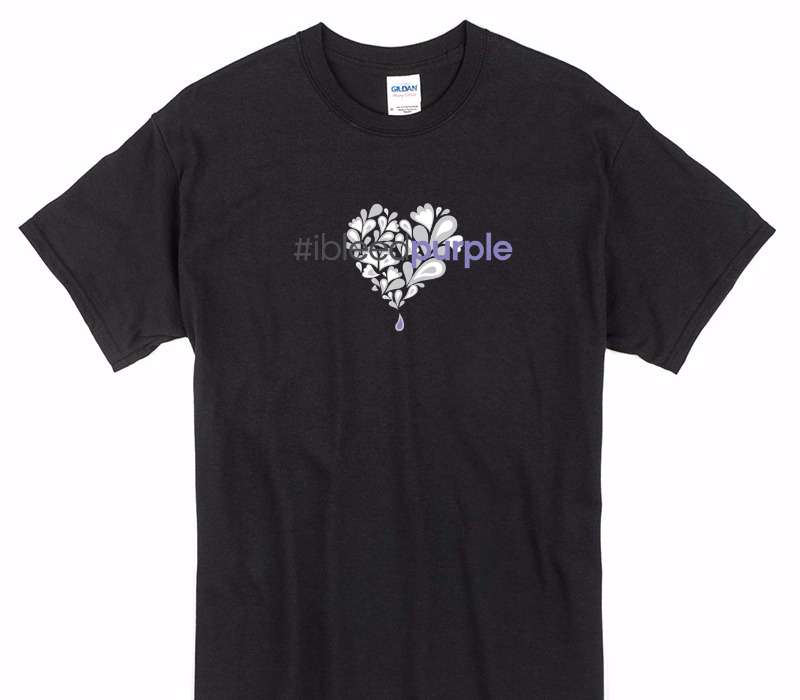 Custom Gildan 100% Cotton Black T-Shirt