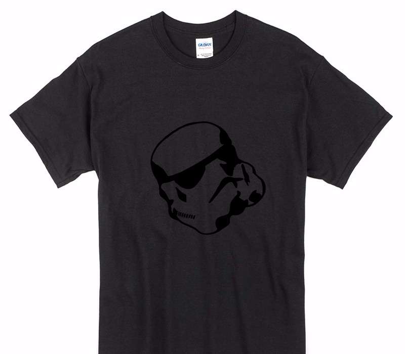 Custom Gildan 100% Cotton Black T-Shirt