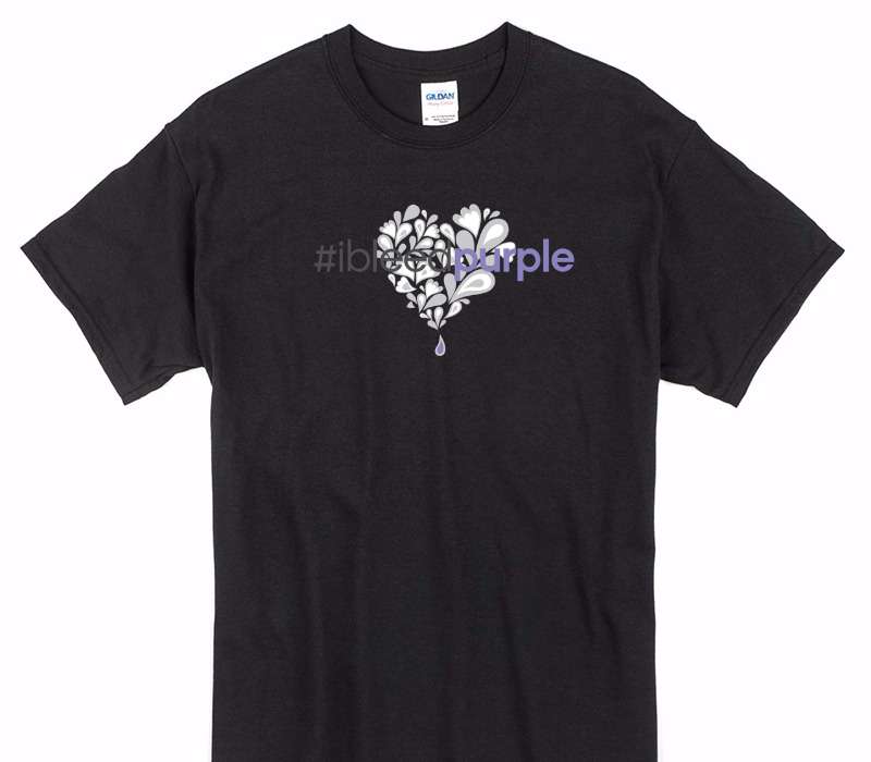 Custom Gildan 100% Cotton Black T-Shirt