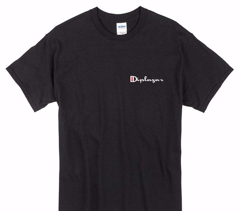 Custom Gildan 100% Cotton Black T-Shirt