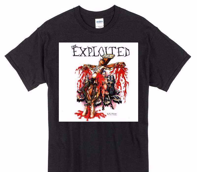 Custom Gildan 100% Cotton Black T-Shirt