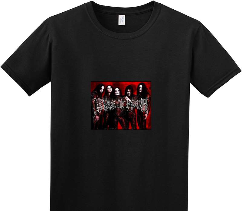 Custom Adult Soft Style 100% Cotton Black T-Shirt