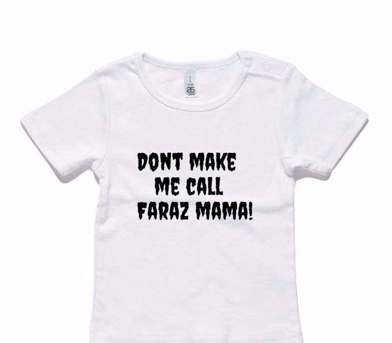 Custom AS Colour White Baby T-Shirt