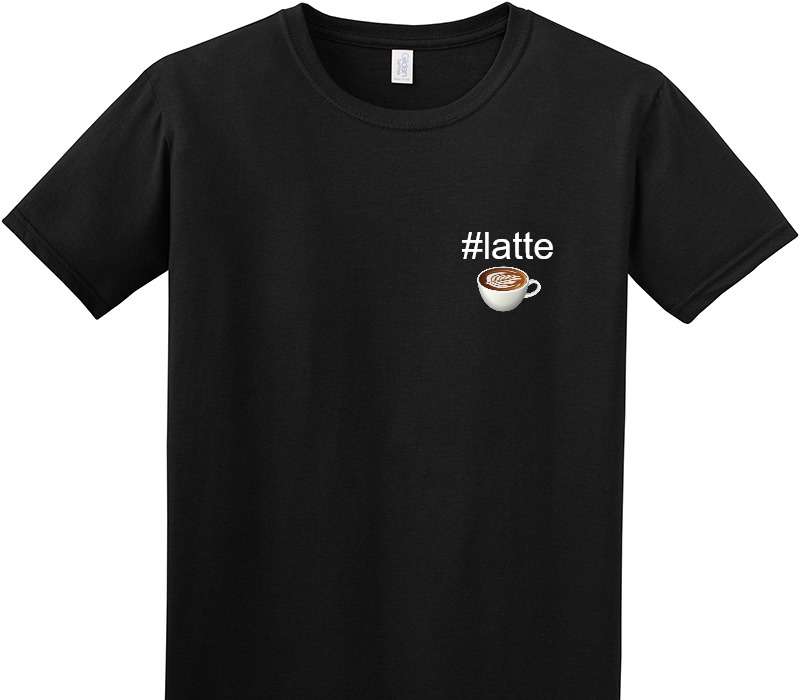 Custom Adult Soft Style 100% Cotton Black T-Shirt