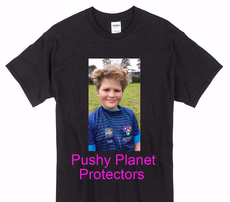 Custom Gildan 100% Cotton Black T-Shirt