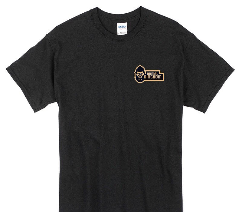 Custom Gildan 100% Cotton Black T-Shirt