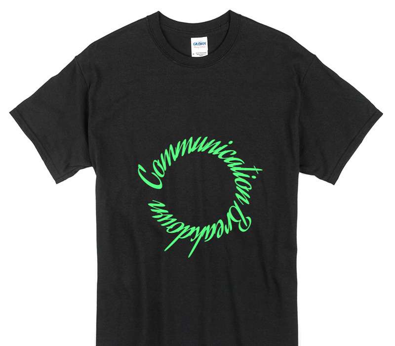Custom Gildan 100% Cotton Black T-Shirt