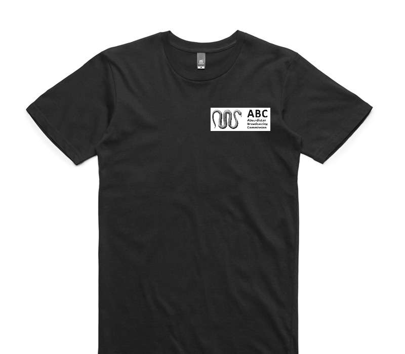 Custom AS Colour 100% Cotton Black T-Shirt
