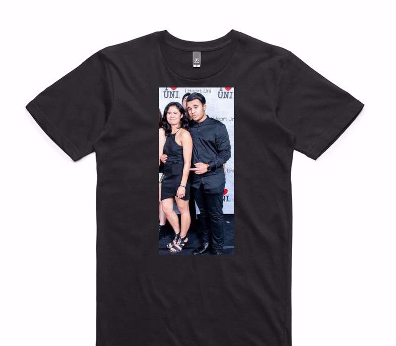 Custom AS Colour 100% Cotton Black T-Shirt