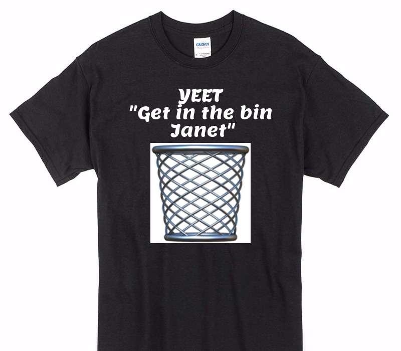 Custom Gildan 100% Cotton Black T-Shirt