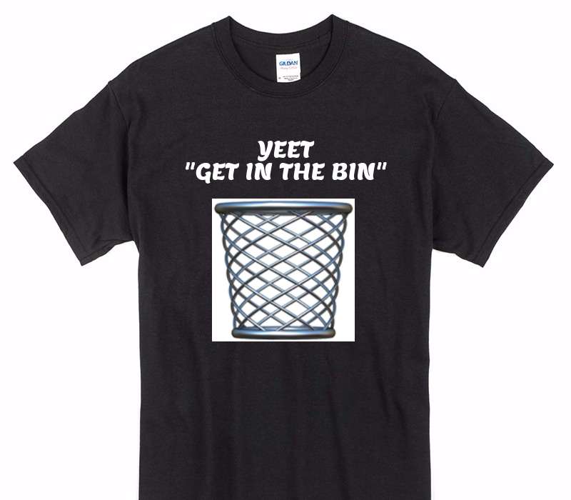 Custom Gildan 100% Cotton Black T-Shirt