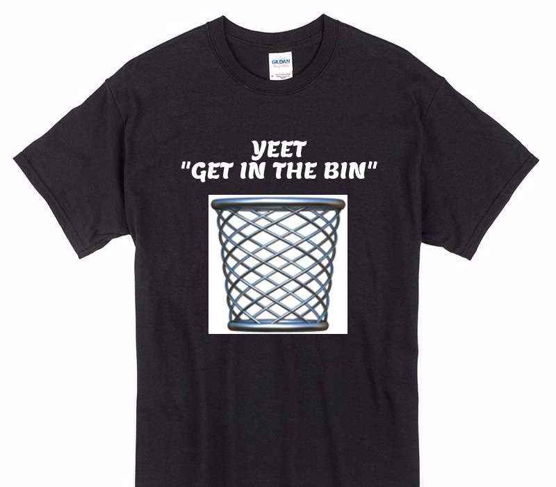 Custom Gildan 100% Cotton Black T-Shirt