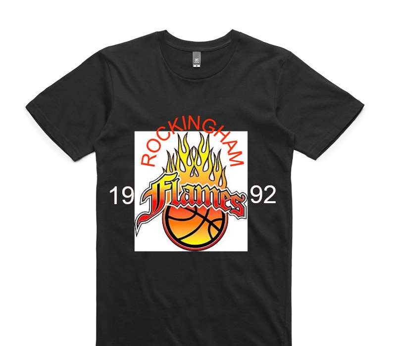 Custom AS Colour 100% Cotton Black T-Shirt