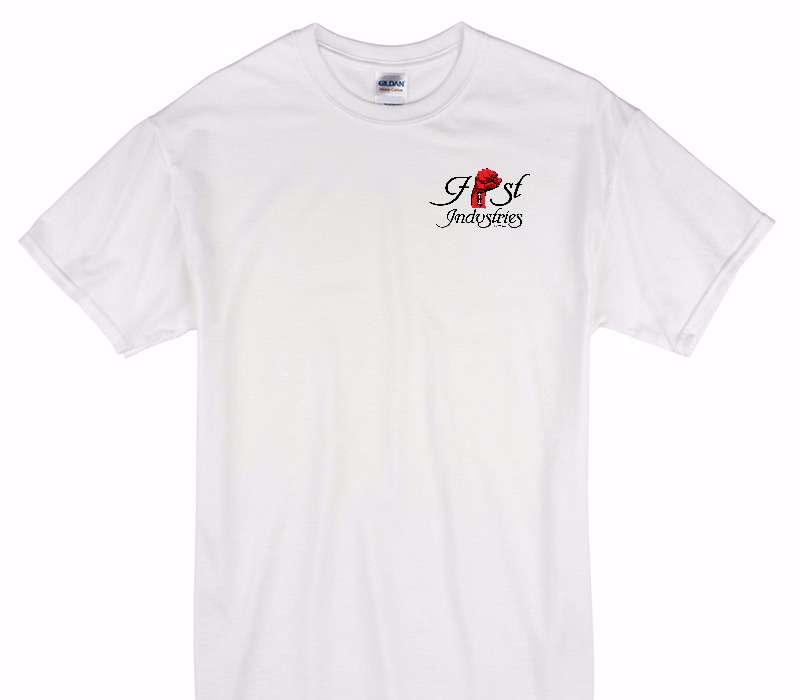 Custom Gildan 100% Cotton White T-Shirt