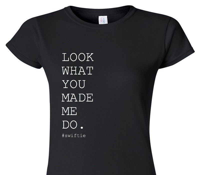 Custom Womens Soft Style 100% Cotton Black T-Shirt