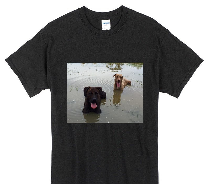 Custom Gildan 100% Cotton Black T-Shirt