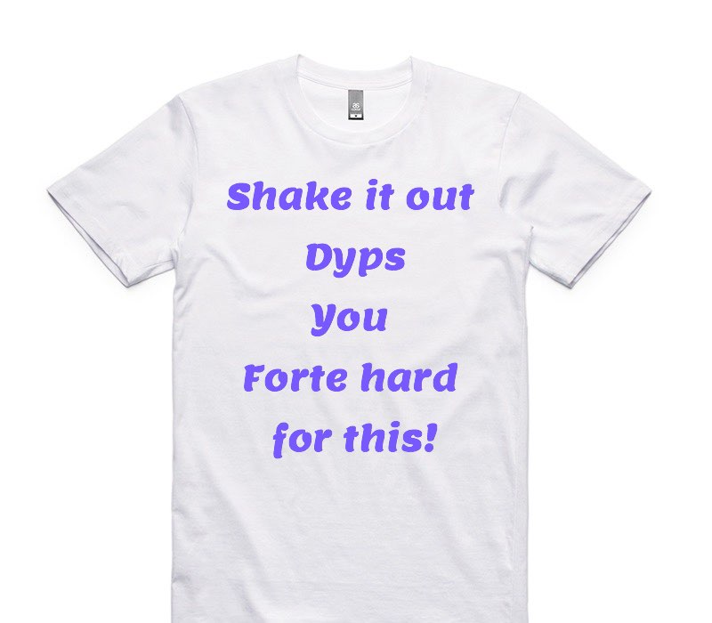 Custom AS Colour 100% Cotton White T-Shirt