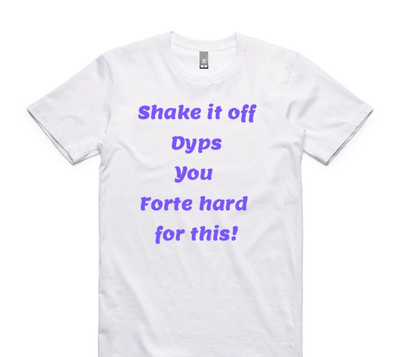 Custom AS Colour 100% Cotton White T-Shirt