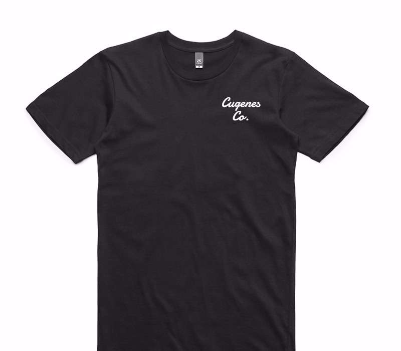 Custom AS Colour 100% Cotton Black T-Shirt