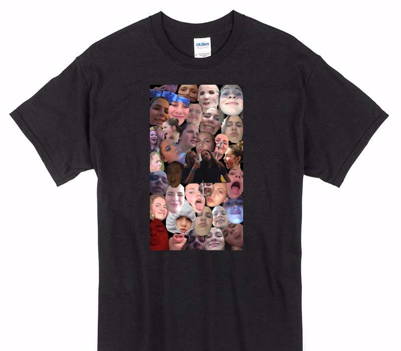 Custom Gildan 100% Cotton Black T-Shirt