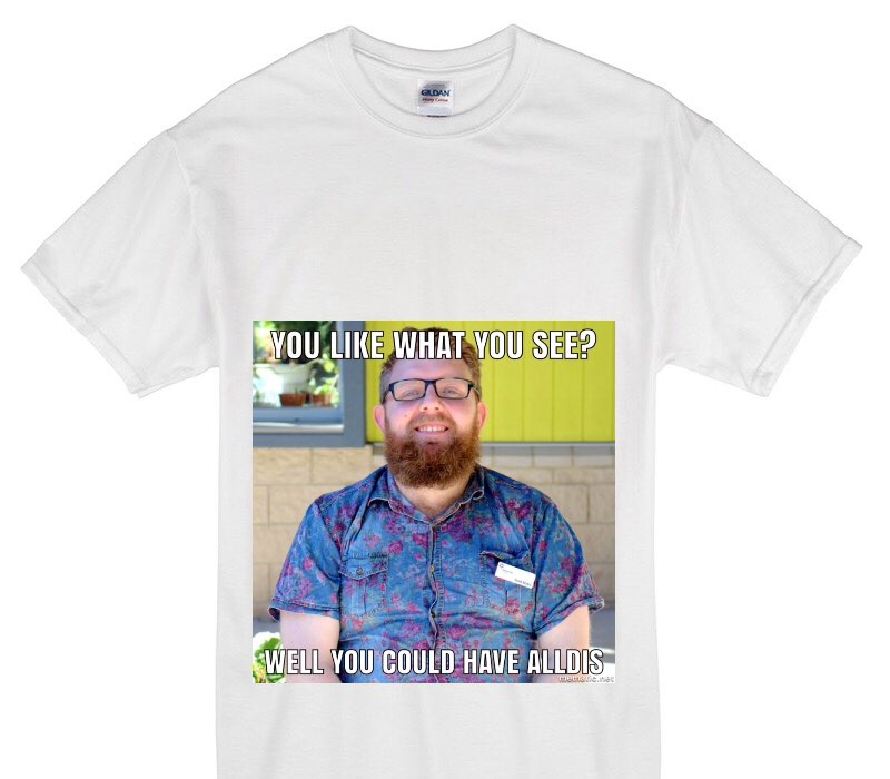 Custom Gildan 100% Cotton White T-Shirt
