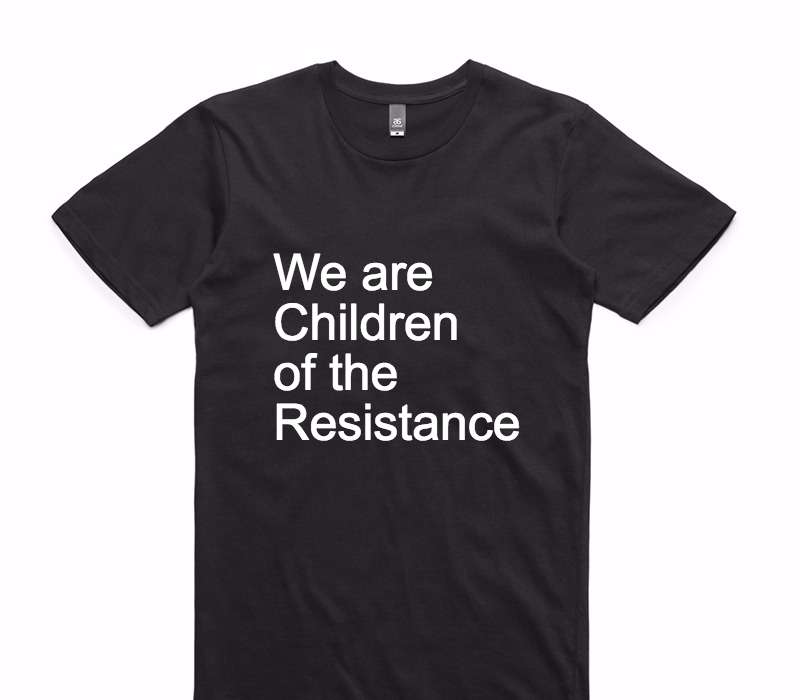Custom AS Colour 100% Cotton Black T-Shirt