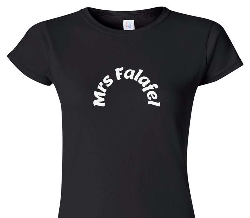 Custom Womens Soft Style 100% Cotton Black T-Shirt