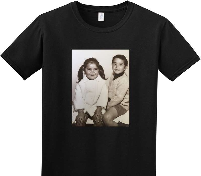 Custom Adult Soft Style 100% Cotton Black T-Shirt