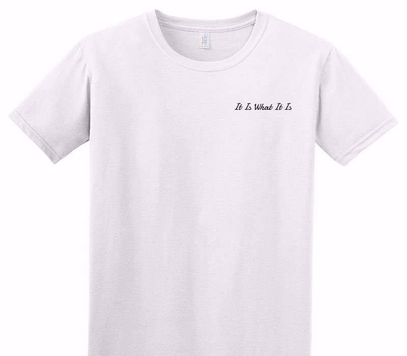Custom Adult Soft Style 100% Cotton White T-Shirt