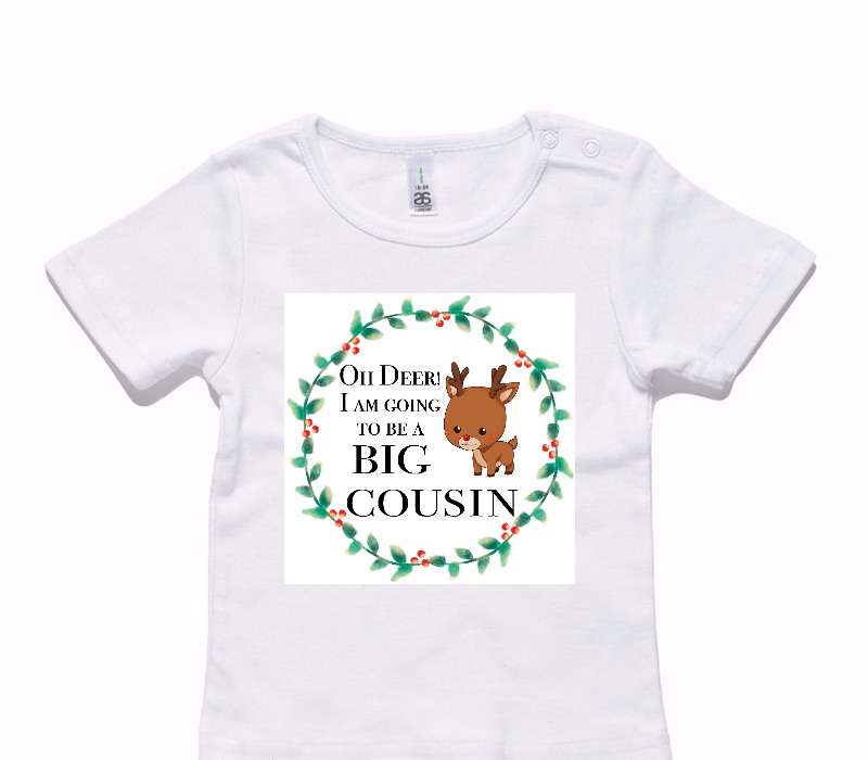 Custom AS Colour White Baby T-Shirt