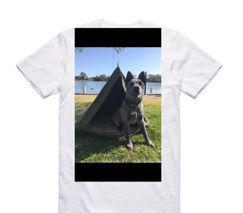 Custom AS Colour 100% Cotton White T-Shirt
