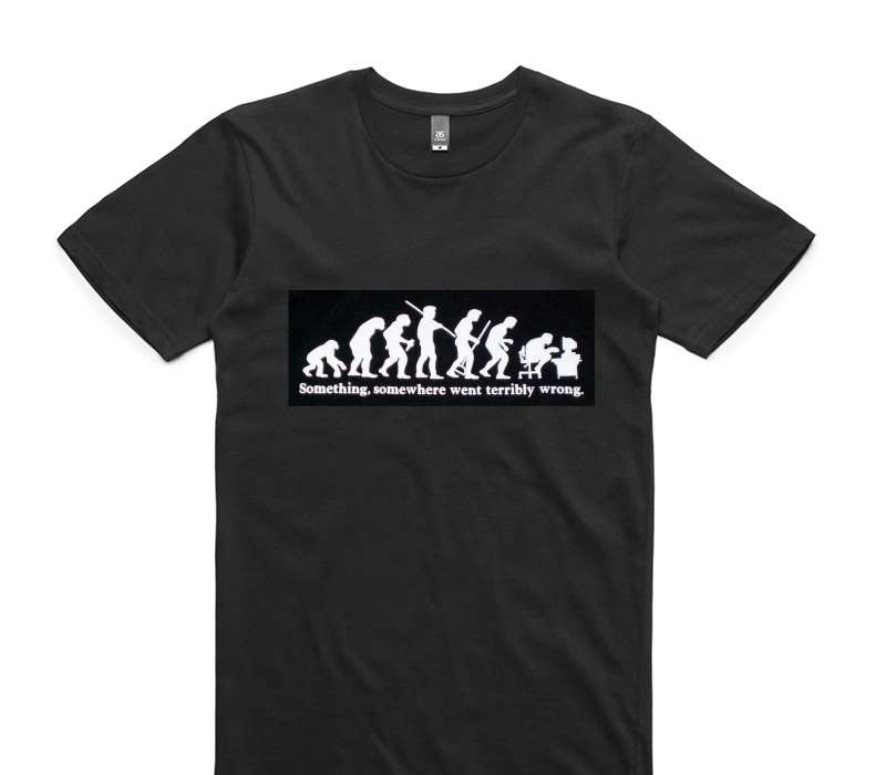 Custom AS Colour 100% Cotton Black T-Shirt