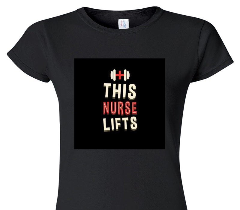 Custom Womens Soft Style 100% Cotton Black T-Shirt