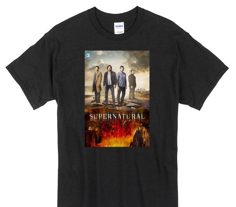 Custom Gildan 100% Cotton Black T-Shirt