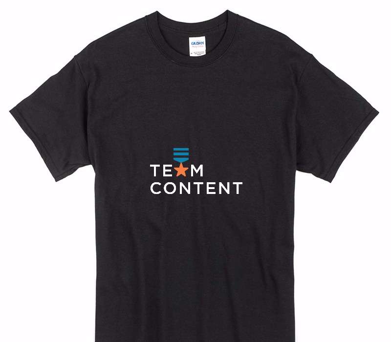 Custom Gildan 100% Cotton Black T-Shirt