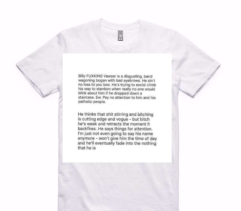 Custom AS Colour 100% Cotton White T-Shirt