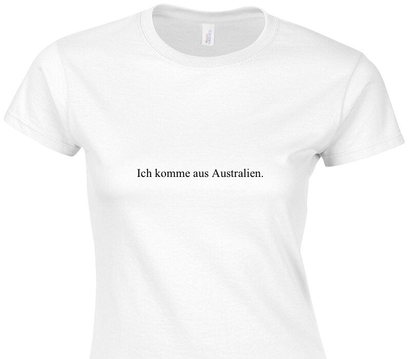 Custom Womens Soft Style 100% Cotton White T-Shirt