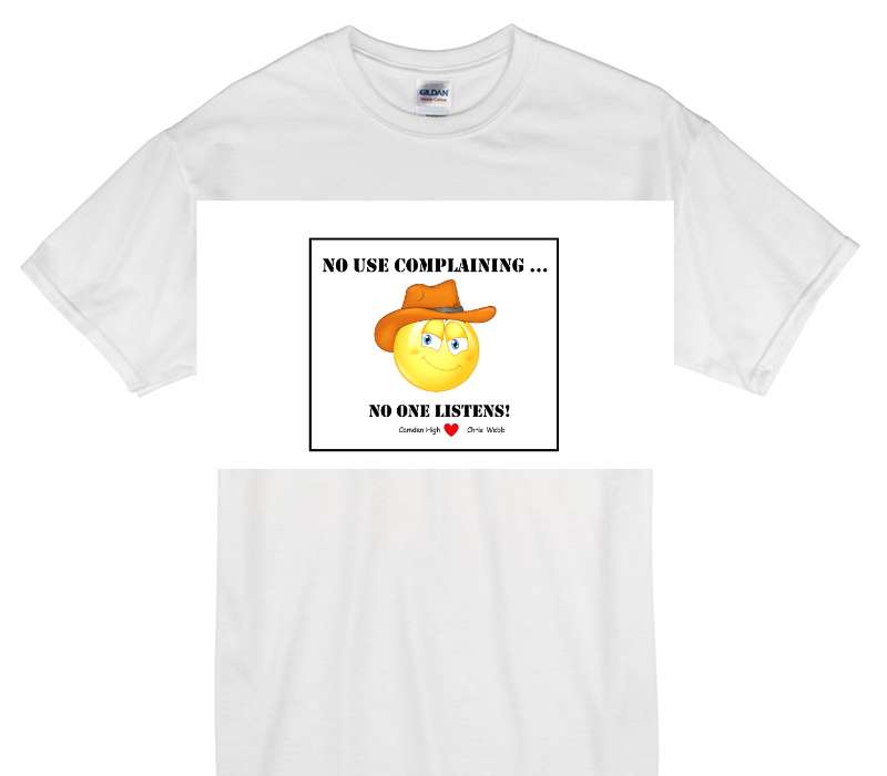 Custom Gildan 100% Cotton White T-Shirt