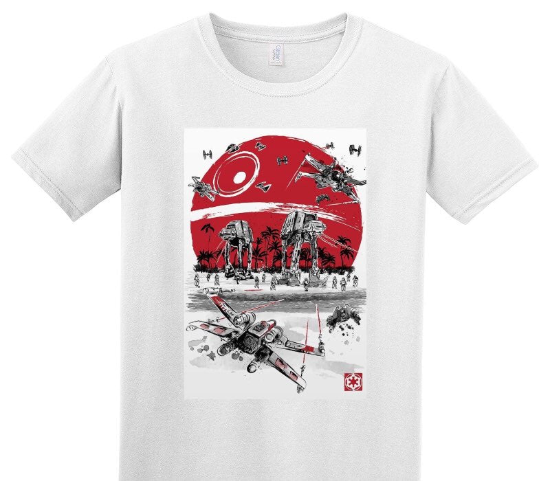 Custom Adult Soft Style 100% Cotton White T-Shirt