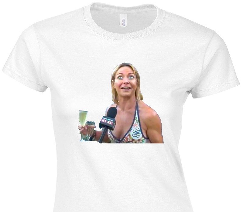 Custom Womens Soft Style 100% Cotton White T-Shirt