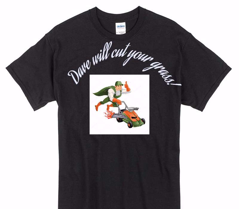Custom Gildan 100% Cotton Black T-Shirt