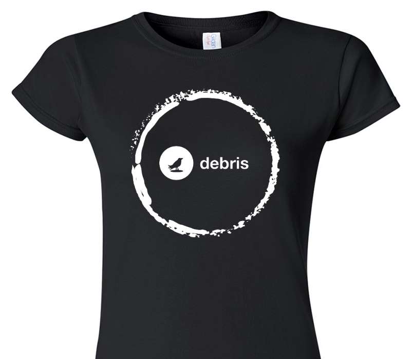 Custom Womens Soft Style 100% Cotton Black T-Shirt