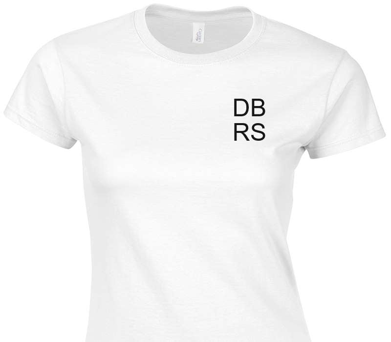 Custom Womens Soft Style 100% Cotton White T-Shirt