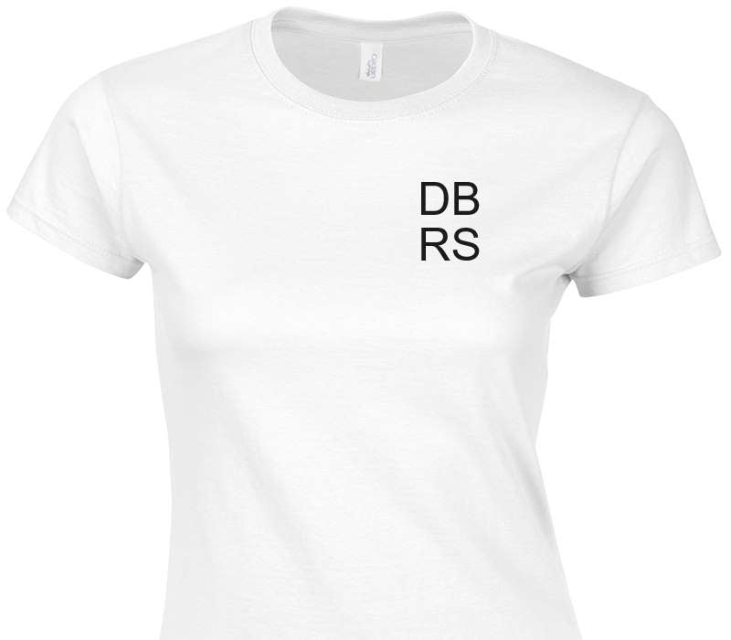 Custom Womens Soft Style 100% Cotton White T-Shirt