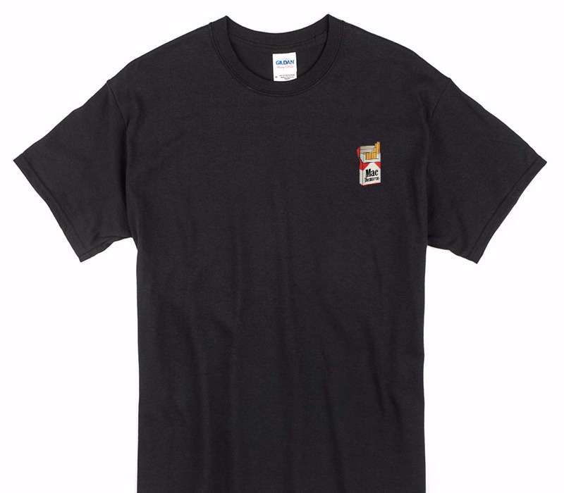 Custom Gildan 100% Cotton Black T-Shirt